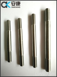 不銹鋼雙頭螺栓/螺絲絲桿牙棒M16 10-5000mm來圖定制，交期快——江蘇興化市安康金屬制品廠供應